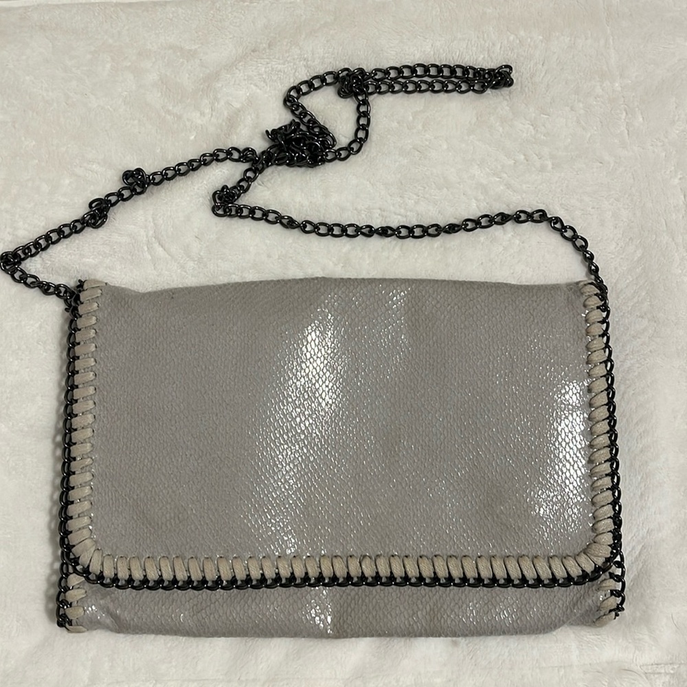 Grey Clutch Purse
